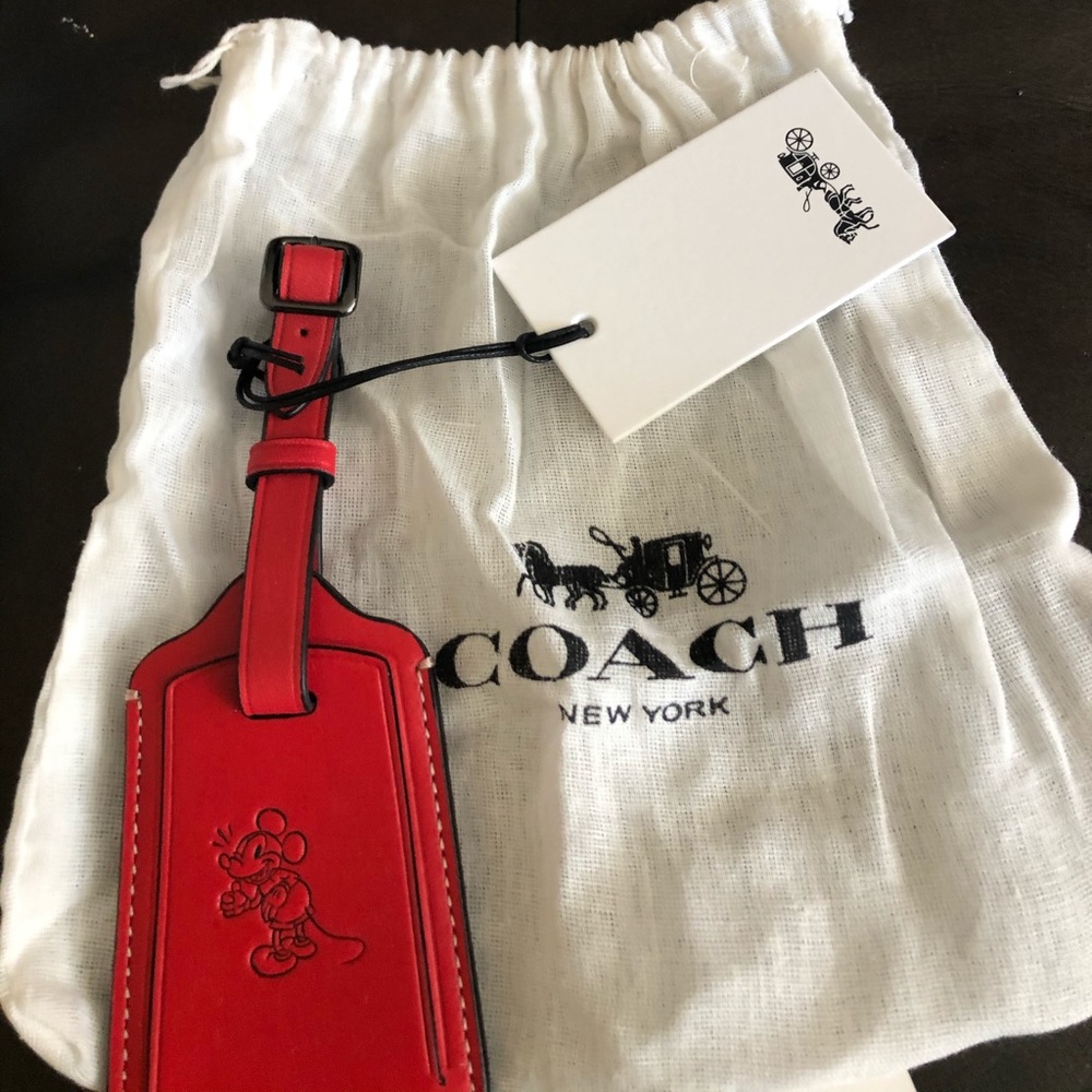 Coach Disney  limited edition luggage tag